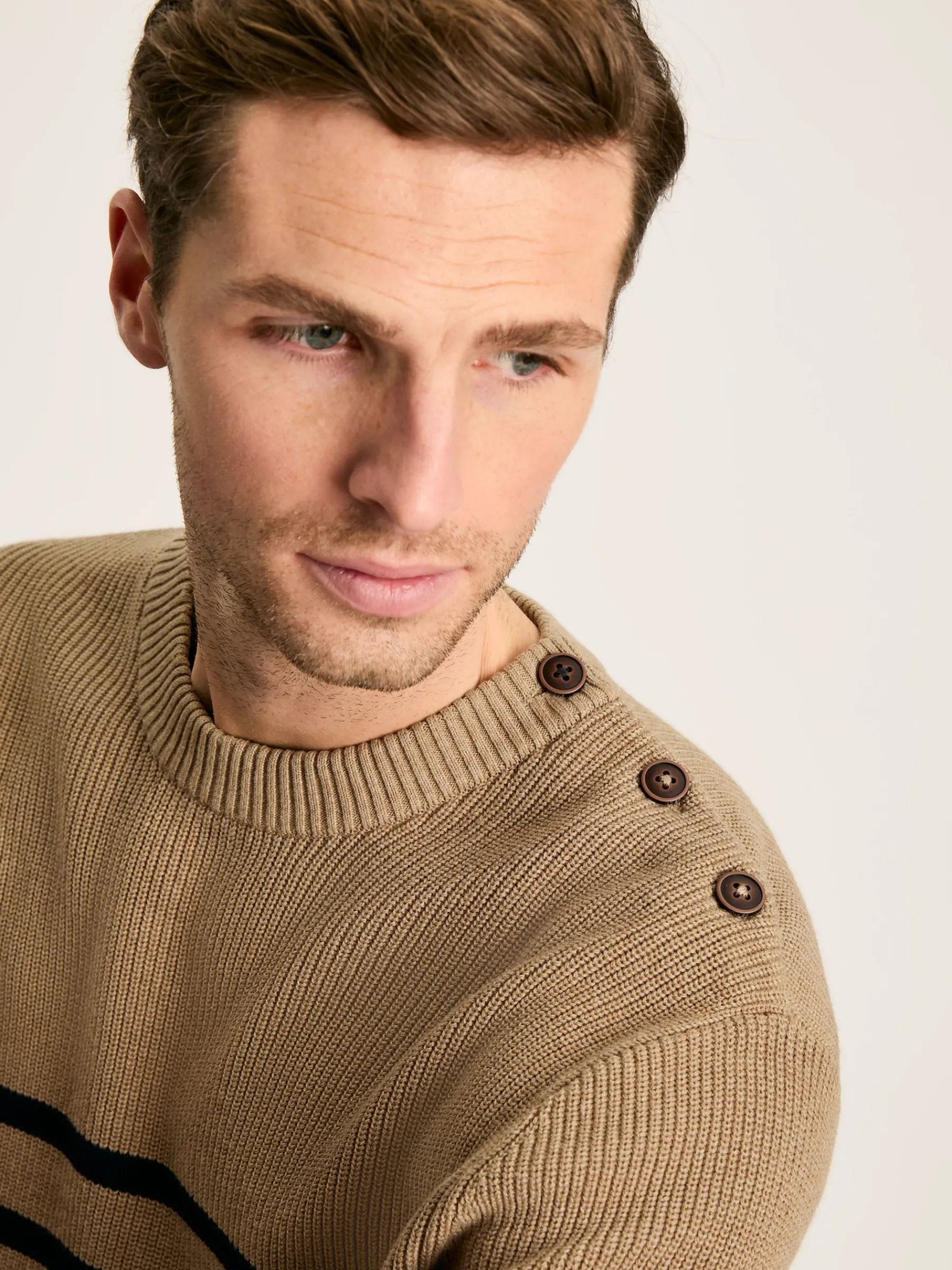 Breton Navy Stripe Crew Neck Knitted Jumper<Joules Online