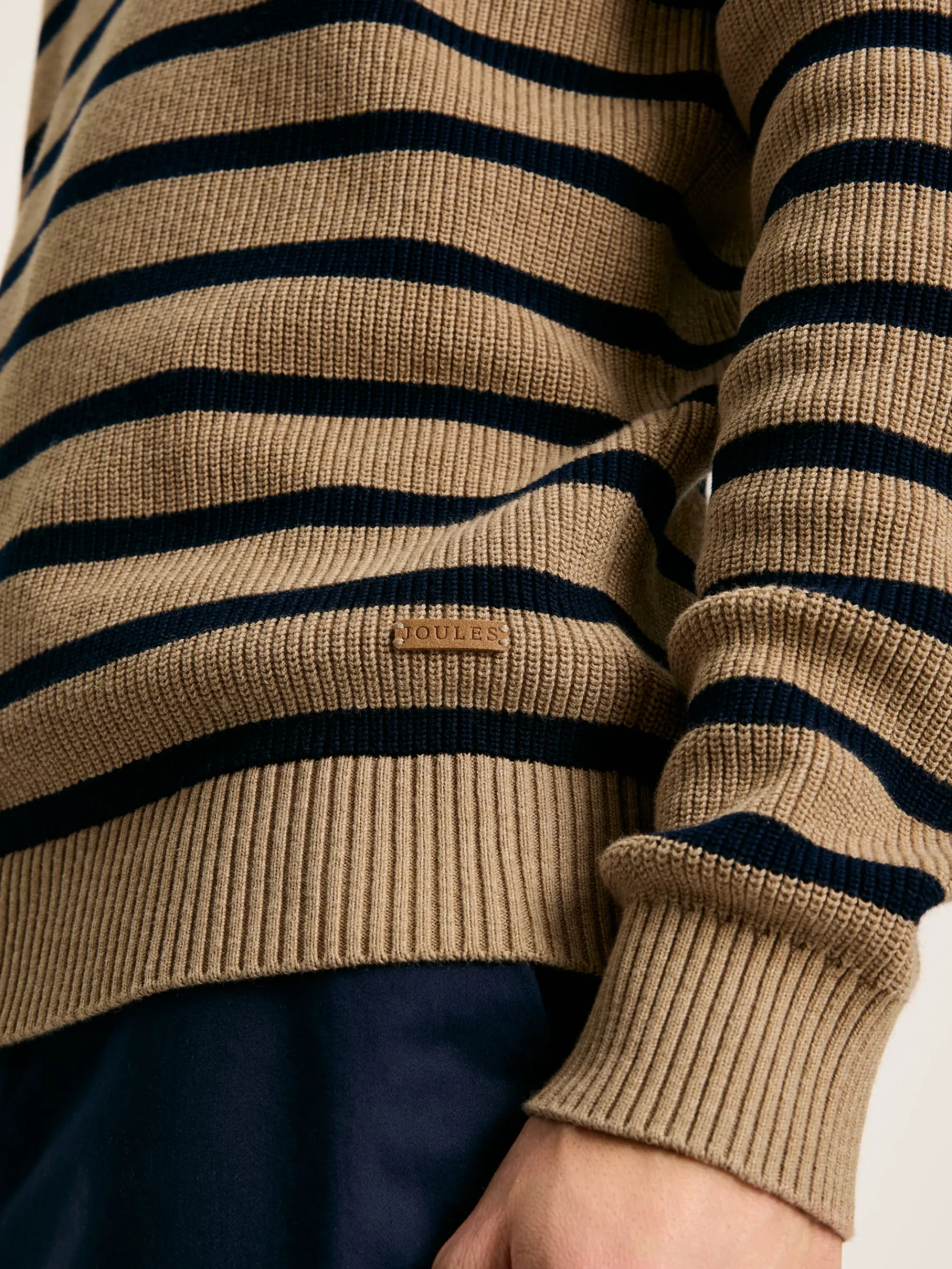 Breton Navy Stripe Crew Neck Knitted Jumper<Joules Online