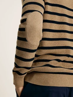 Breton Navy Stripe Crew Neck Knitted Jumper<Joules Online