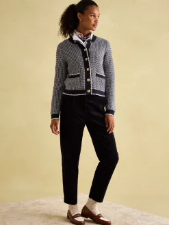 Bridget Button Through Textured Cardigan<Joules Outlet