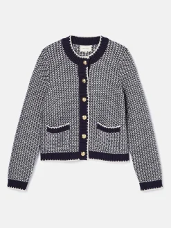 Bridget Button Through Textured Cardigan<Joules Outlet