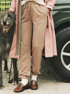 Herringbone Jersey Slim Leg Joggers<Joules Sale