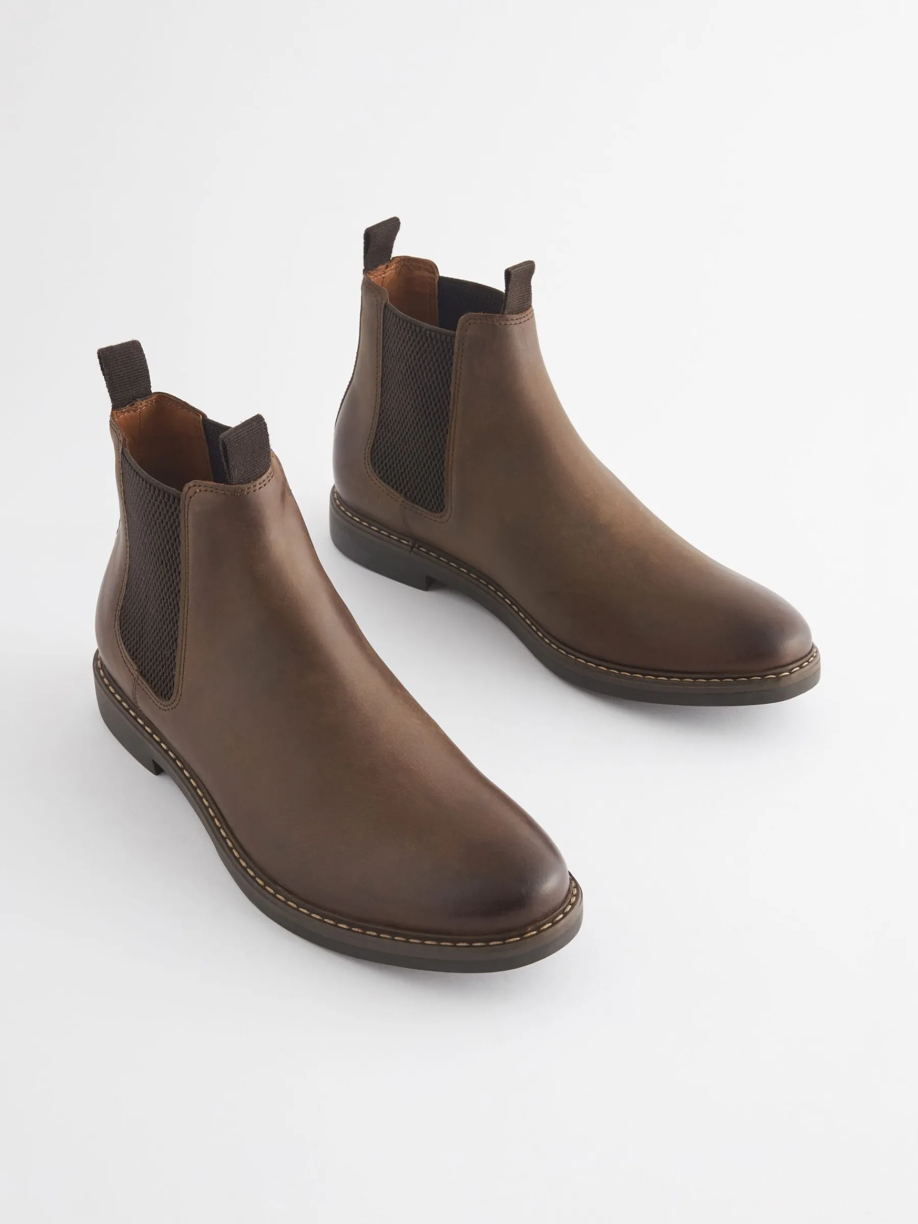 Brown Leather Chelsea Boots<Joules Hot