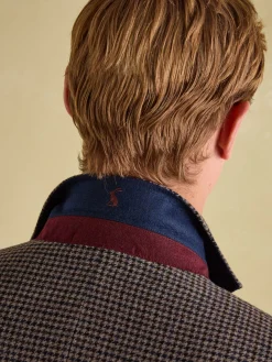 Slim Fit Dogtooth Texture Suit Jacket<Joules New