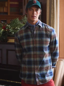 Buchanan Soft Brushed Cotton Check Shirt<Joules Sale