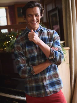 Buchanan Soft Brushed Cotton Check Shirt<Joules Sale