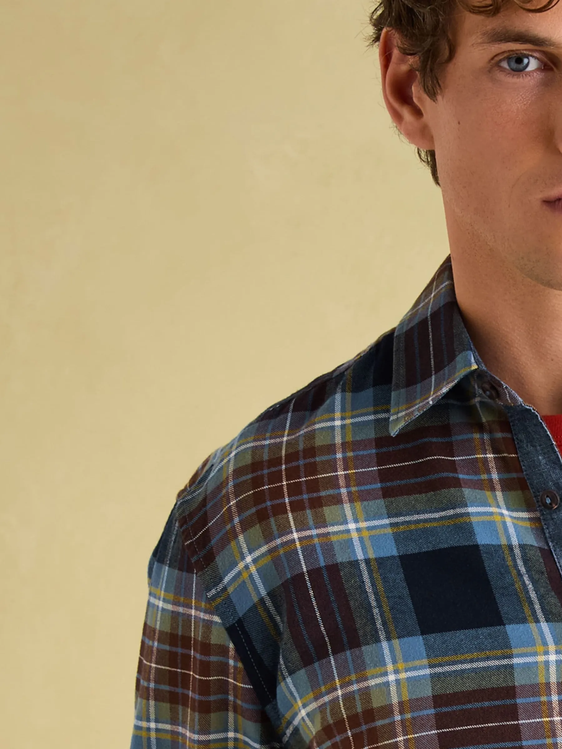 Buchanan Soft Brushed Cotton Check Shirt<Joules Sale