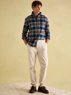 Buchanan Soft Brushed Cotton Check Shirt<Joules Sale