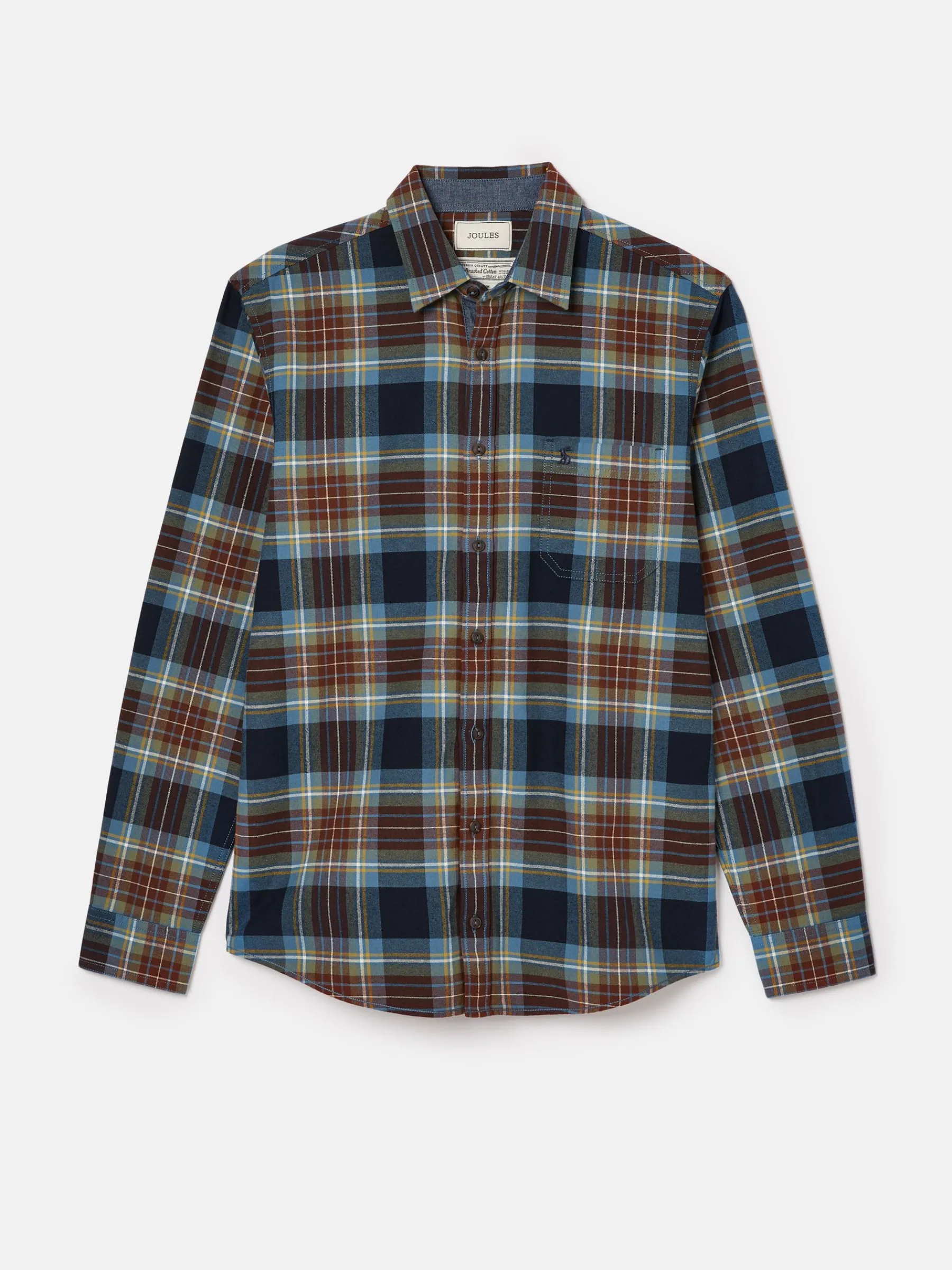 Buchanan Soft Brushed Cotton Check Shirt<Joules Sale