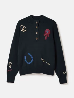 Buckley Horse Embroidered Jumper<Joules New