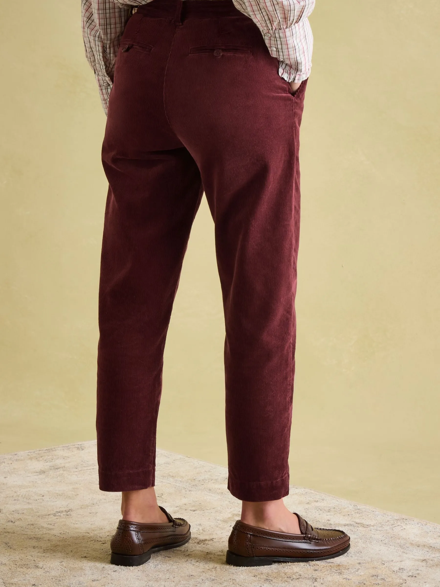 Calla Corduroy Tapered Trousers<Joules Online