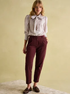 Calla Corduroy Tapered Trousers<Joules Online