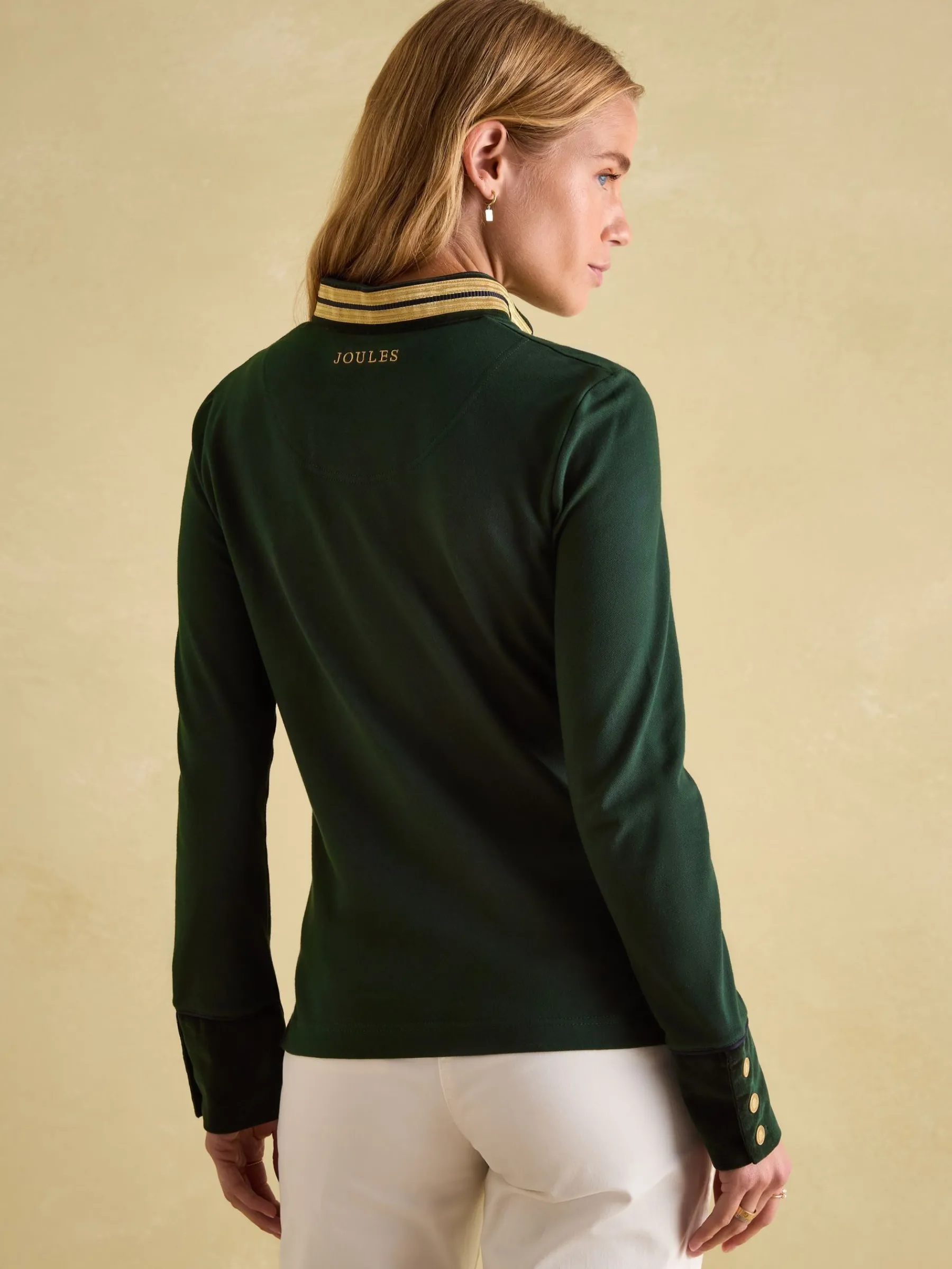 Carrington Premium Long Sleeve Polo Shirt<Joules