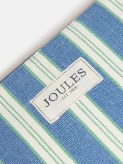 Carrywell Blue & White Striped Zip Pouch<Joules Best