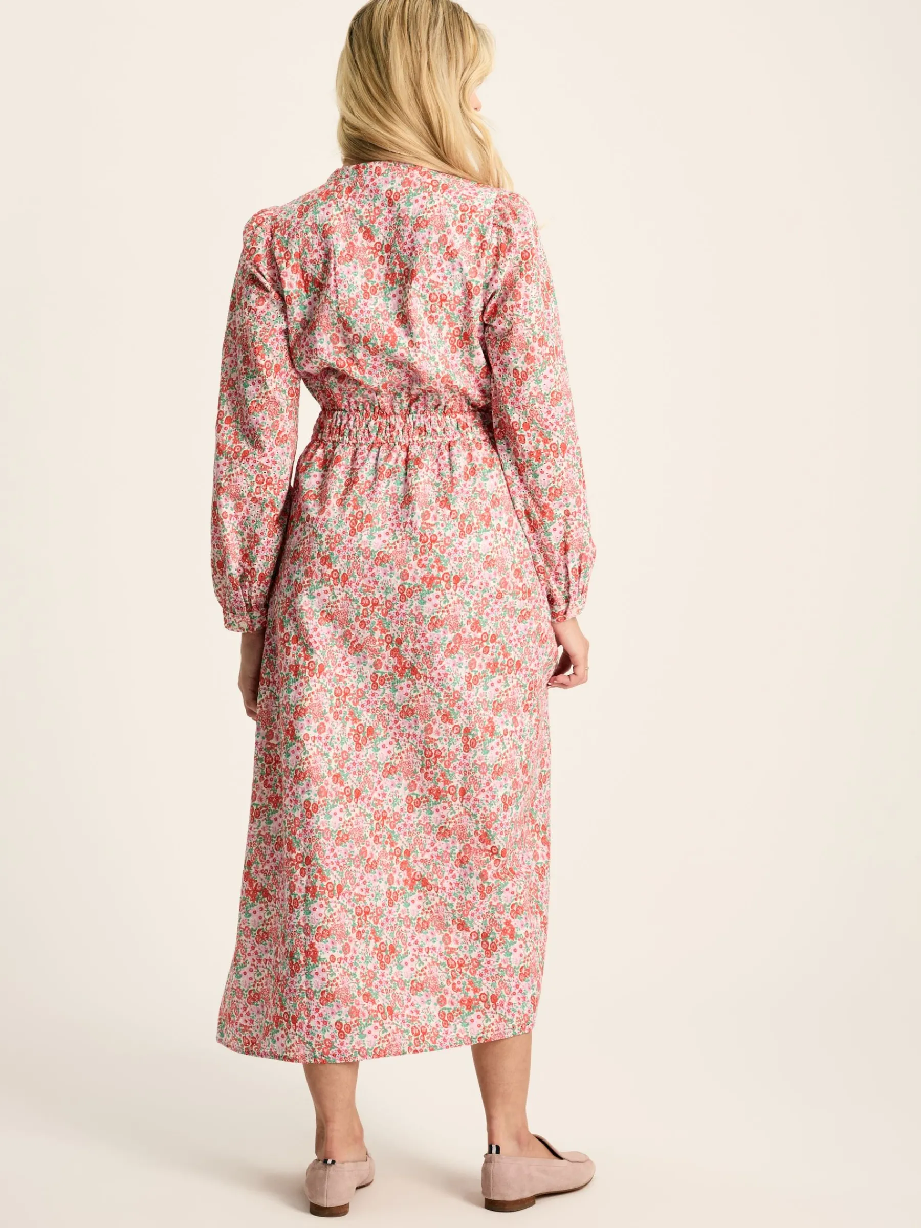 Cassie Broderie Maxi Dress<Joules New