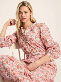 Cassie Broderie Maxi Dress<Joules New