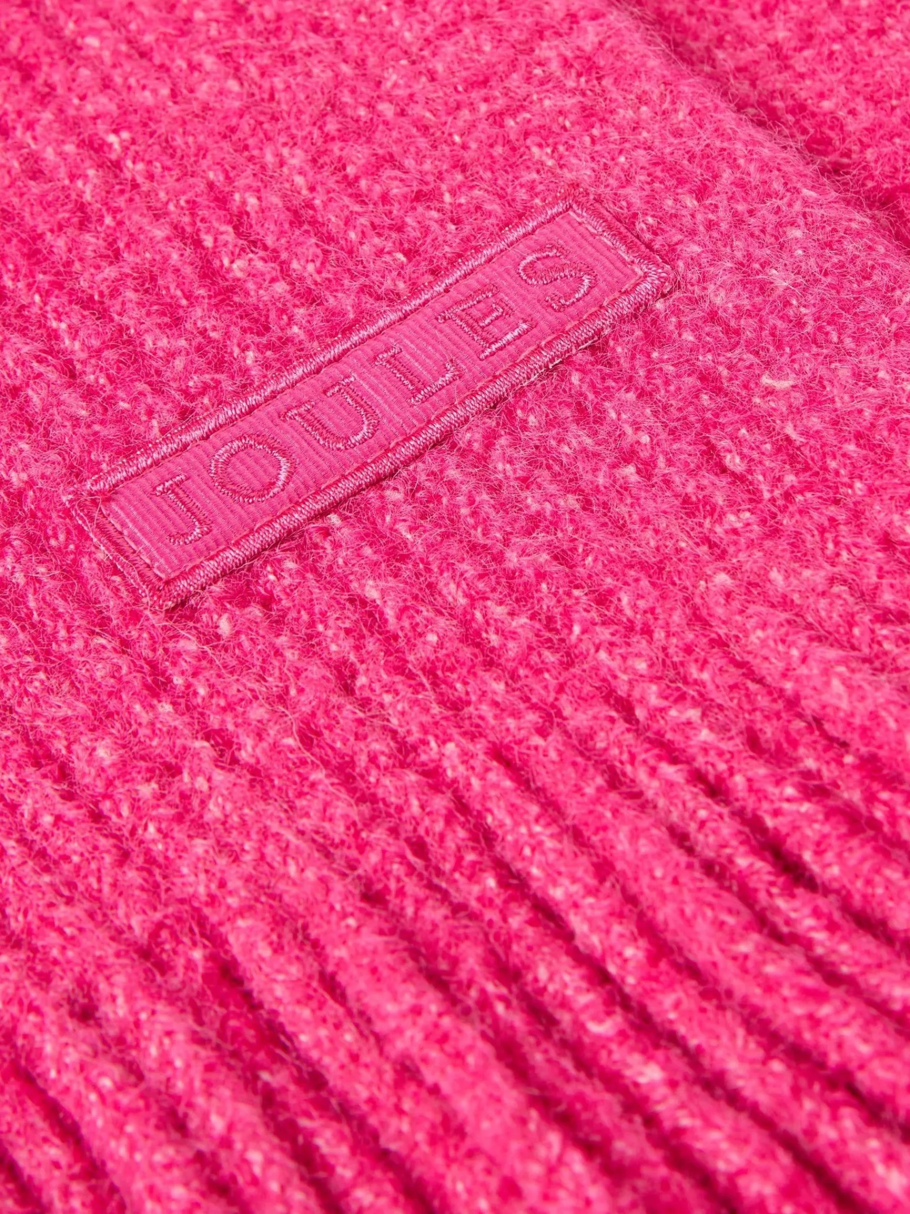 Caversham Bright Pink Knitted Scarf<Joules Discount