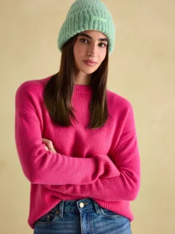 Caversham Mint Green Beanie Hat<Joules