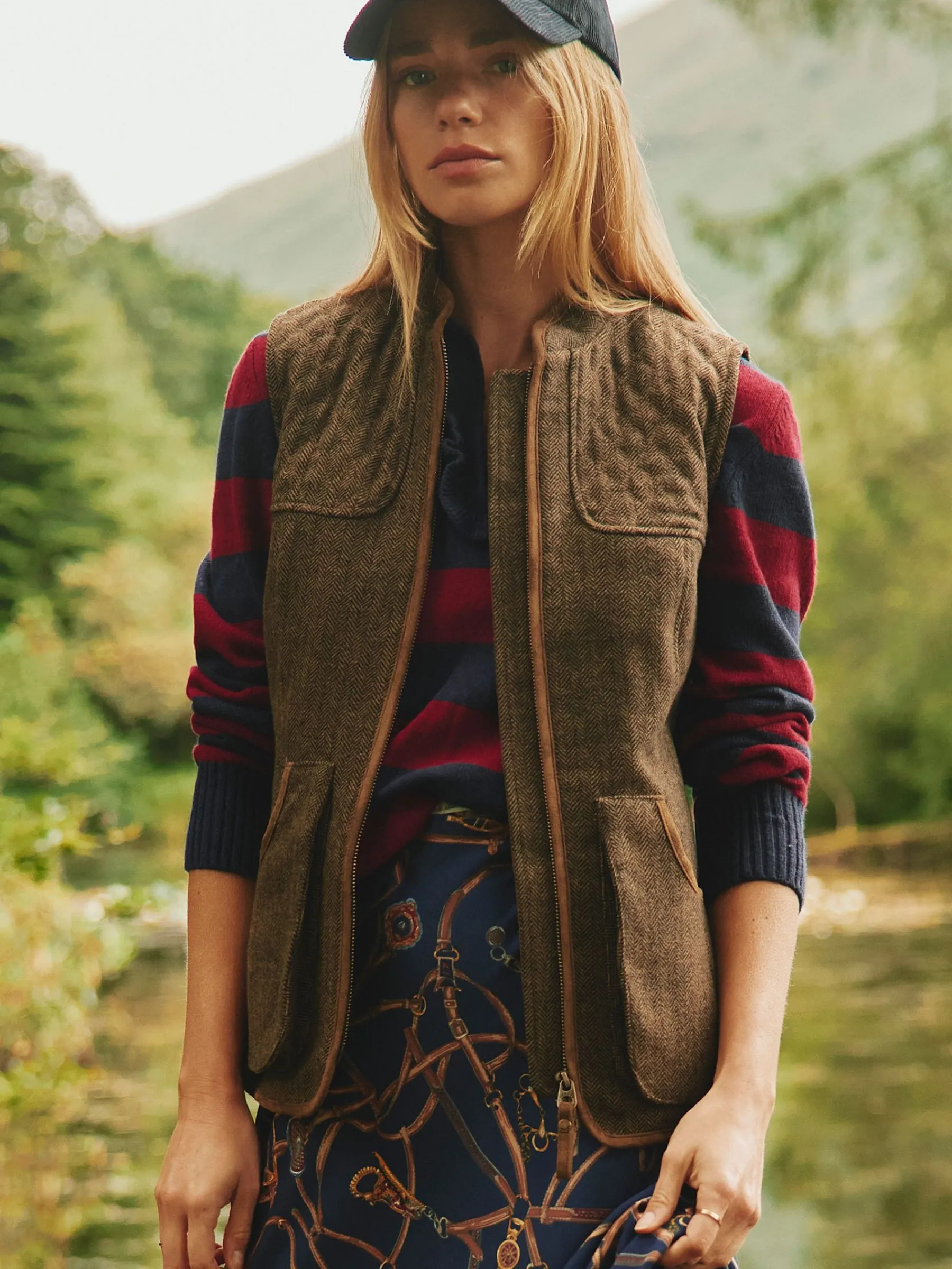 Cawthorne Tweed Gilet<Joules Hot