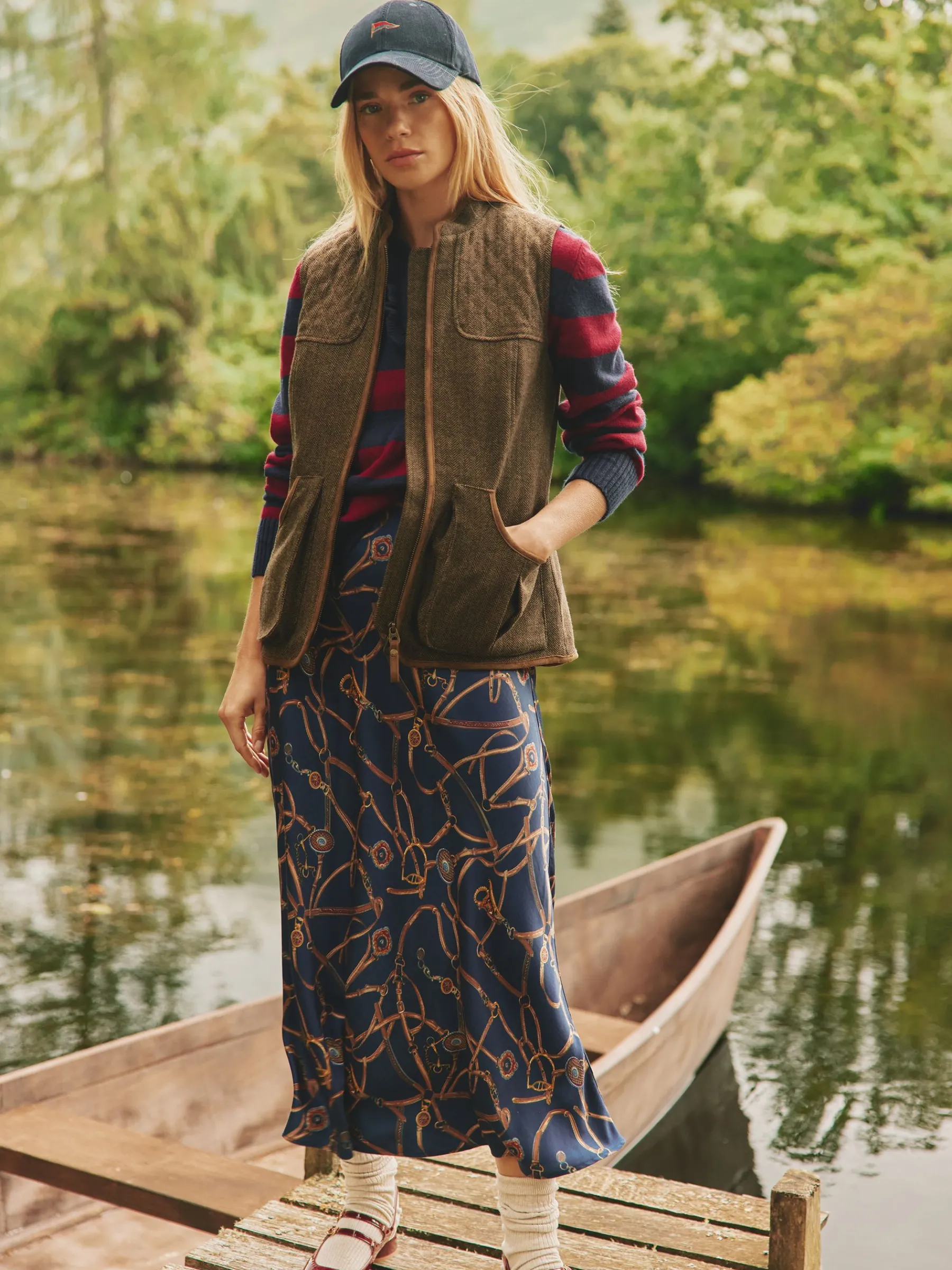 Cawthorne Tweed Gilet<Joules Hot