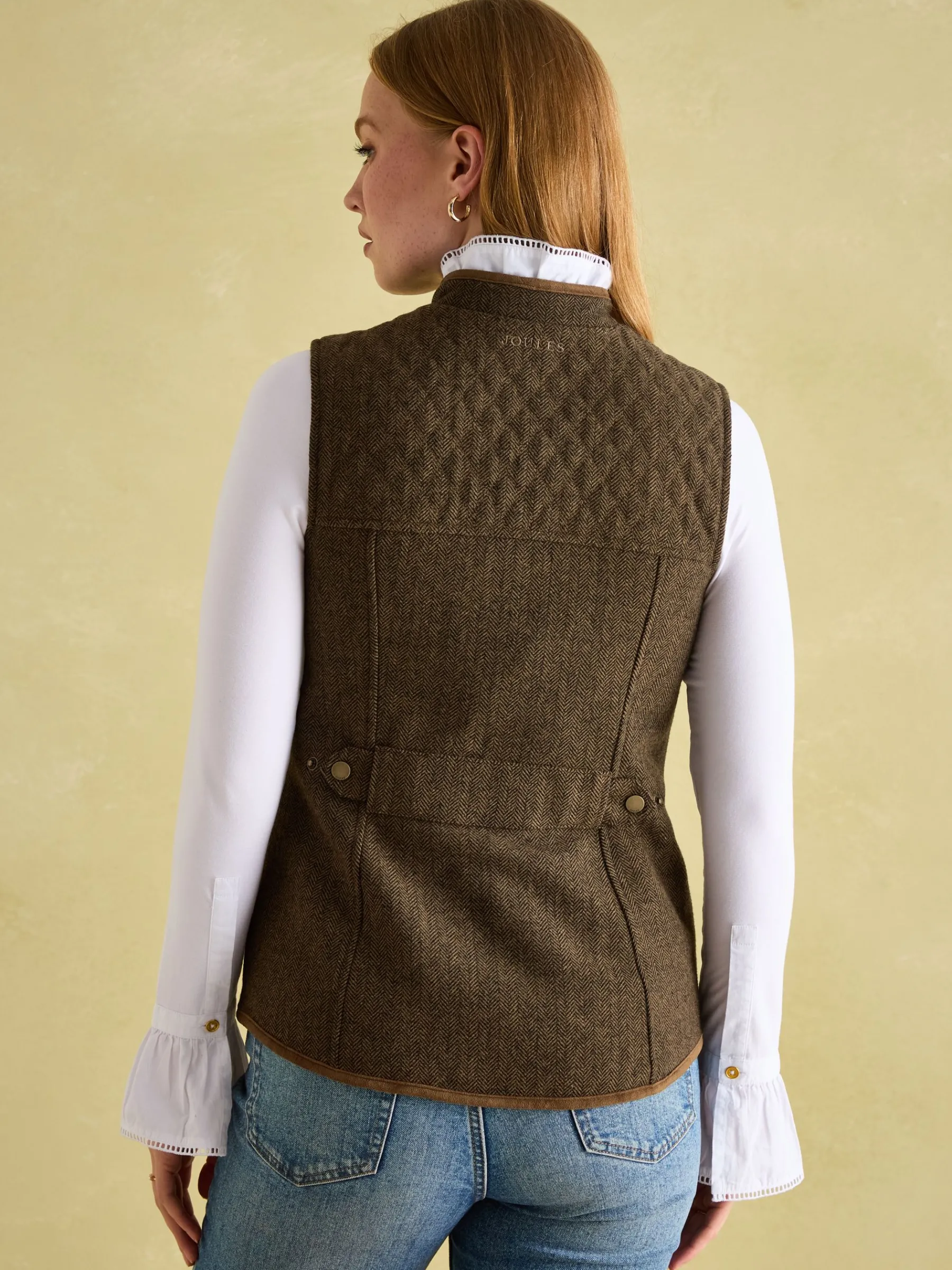 Cawthorne Tweed Gilet<Joules Hot