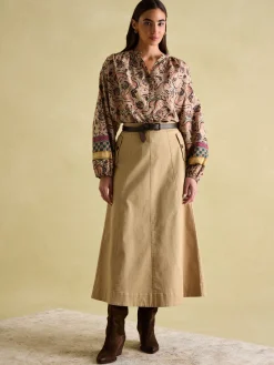 Cecilia Button Down Blouse<Joules