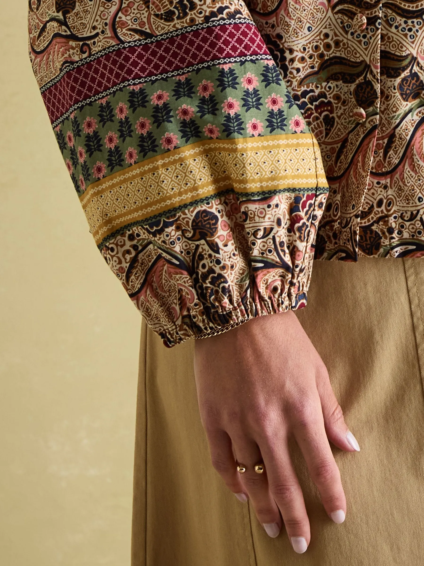 Cecilia Button Down Blouse<Joules