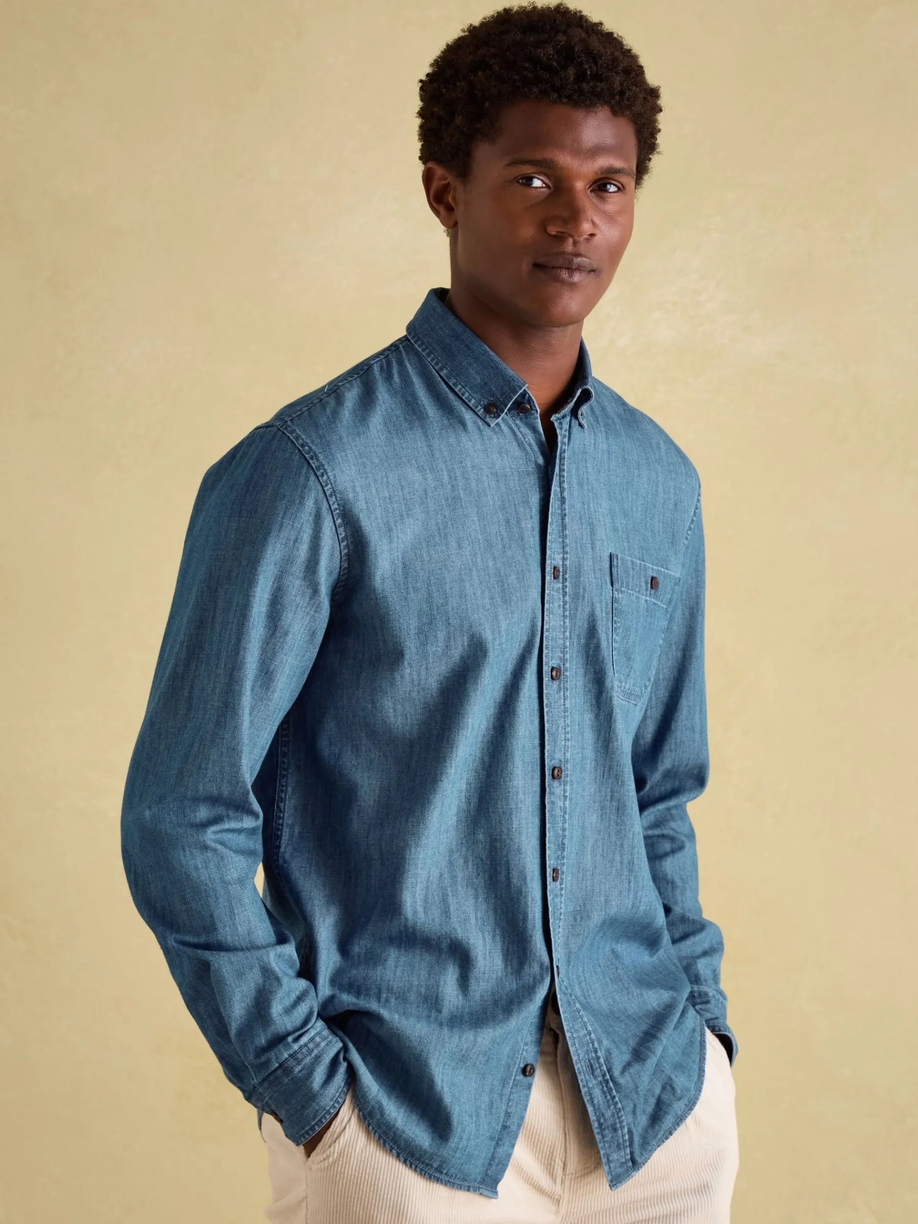 Chambray Classic Fit Shirt<Joules New