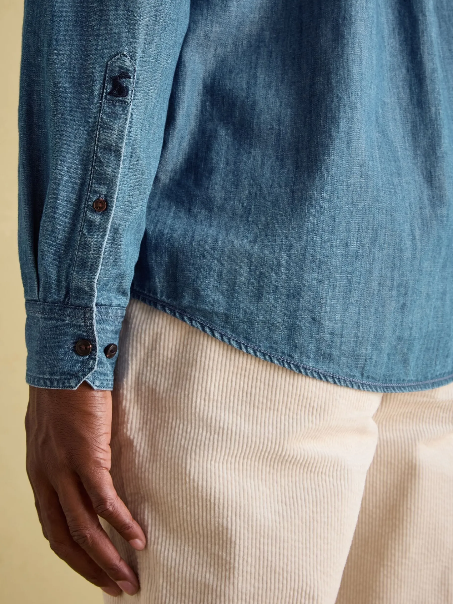 Chambray Classic Fit Shirt<Joules New