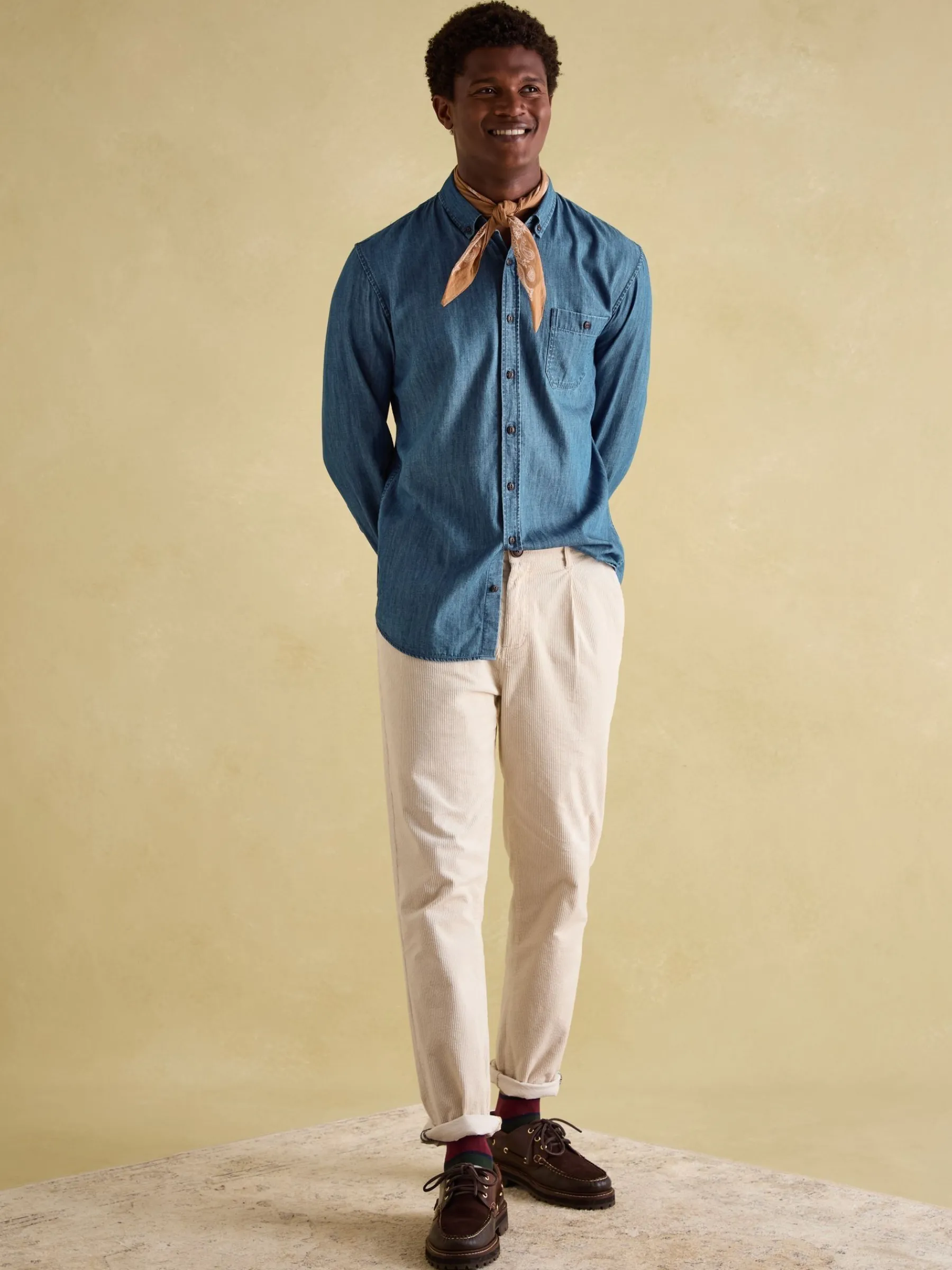 Chambray Classic Fit Shirt<Joules New
