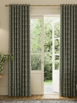 Chamomile Set of 2 Blackout Eyelet Curtains<Joules New