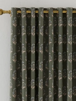 Chamomile Set of 2 Blackout Eyelet Curtains<Joules New