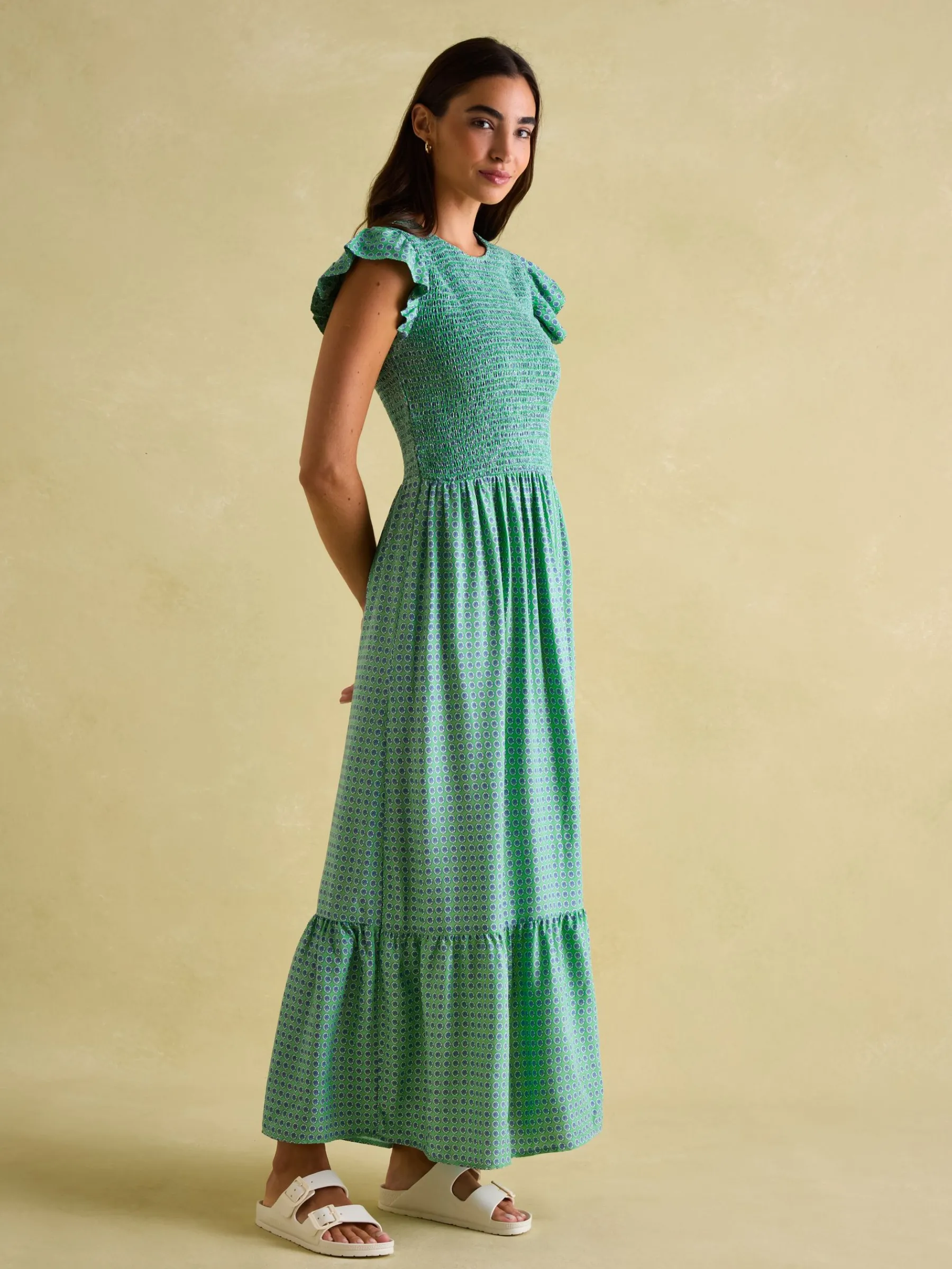 Clover Shirred Dress<Joules Discount