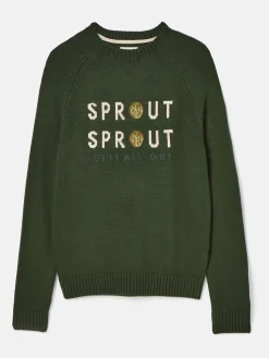 Cracking Sprout Crew Neck Jumper<Joules