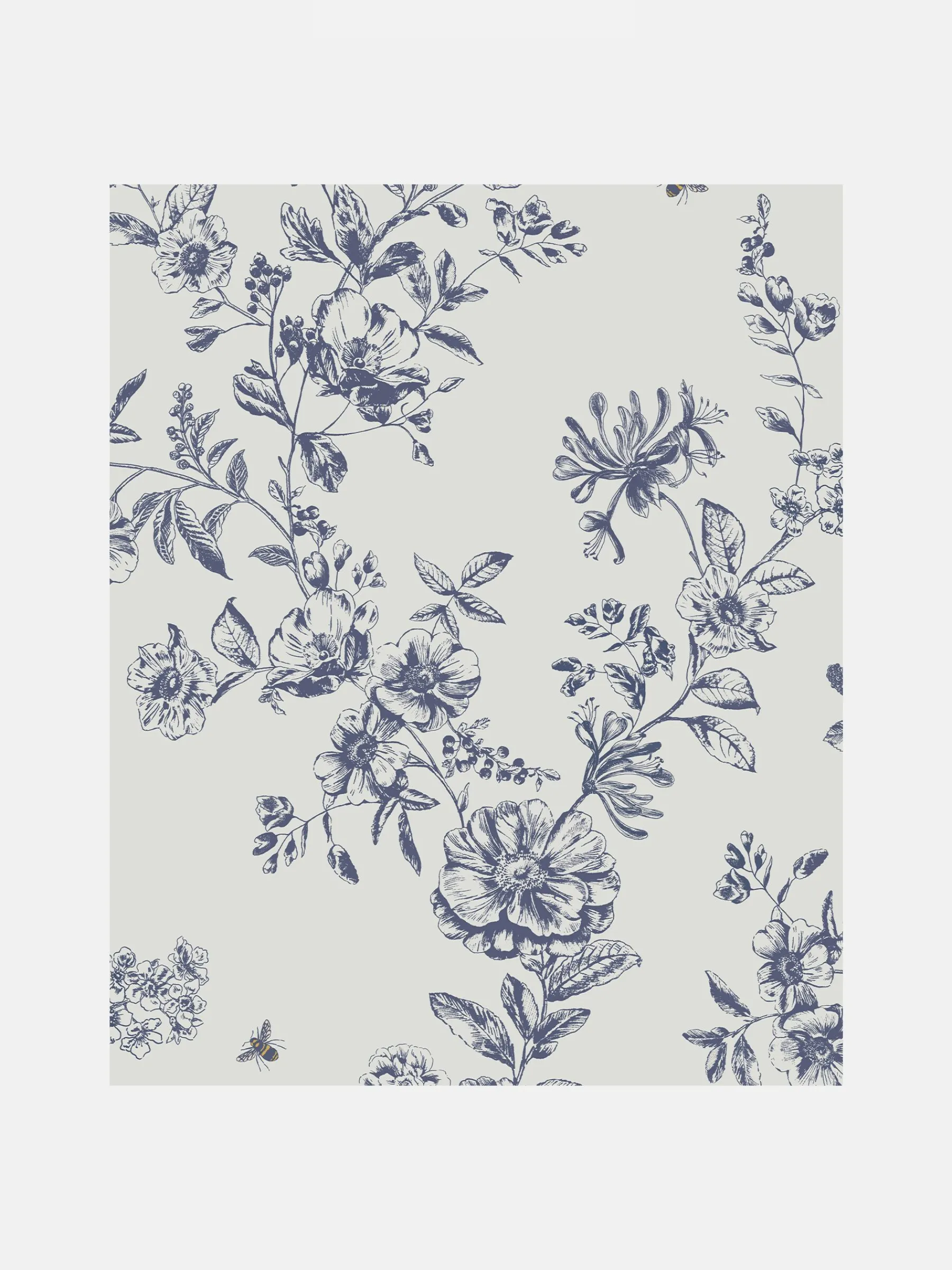 Honey Floral 10M Wallpaper<Joules Online