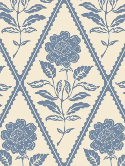 Juliette Floral Print 10M Wallpaper<Joules Best