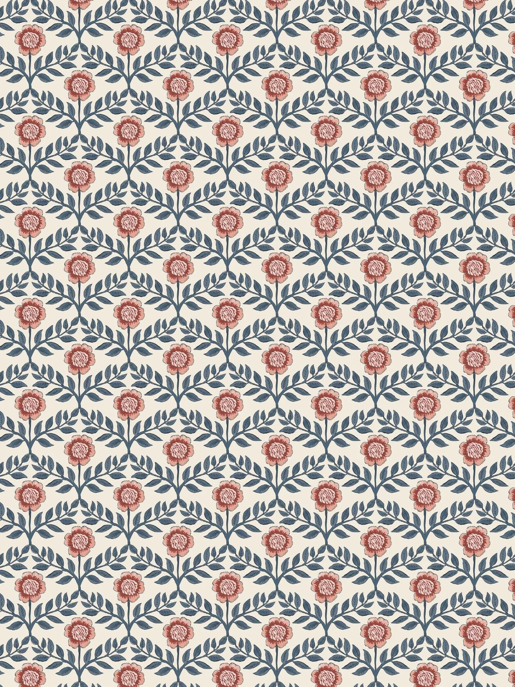 Stately Floral Print 10M Wallpaper<Joules New