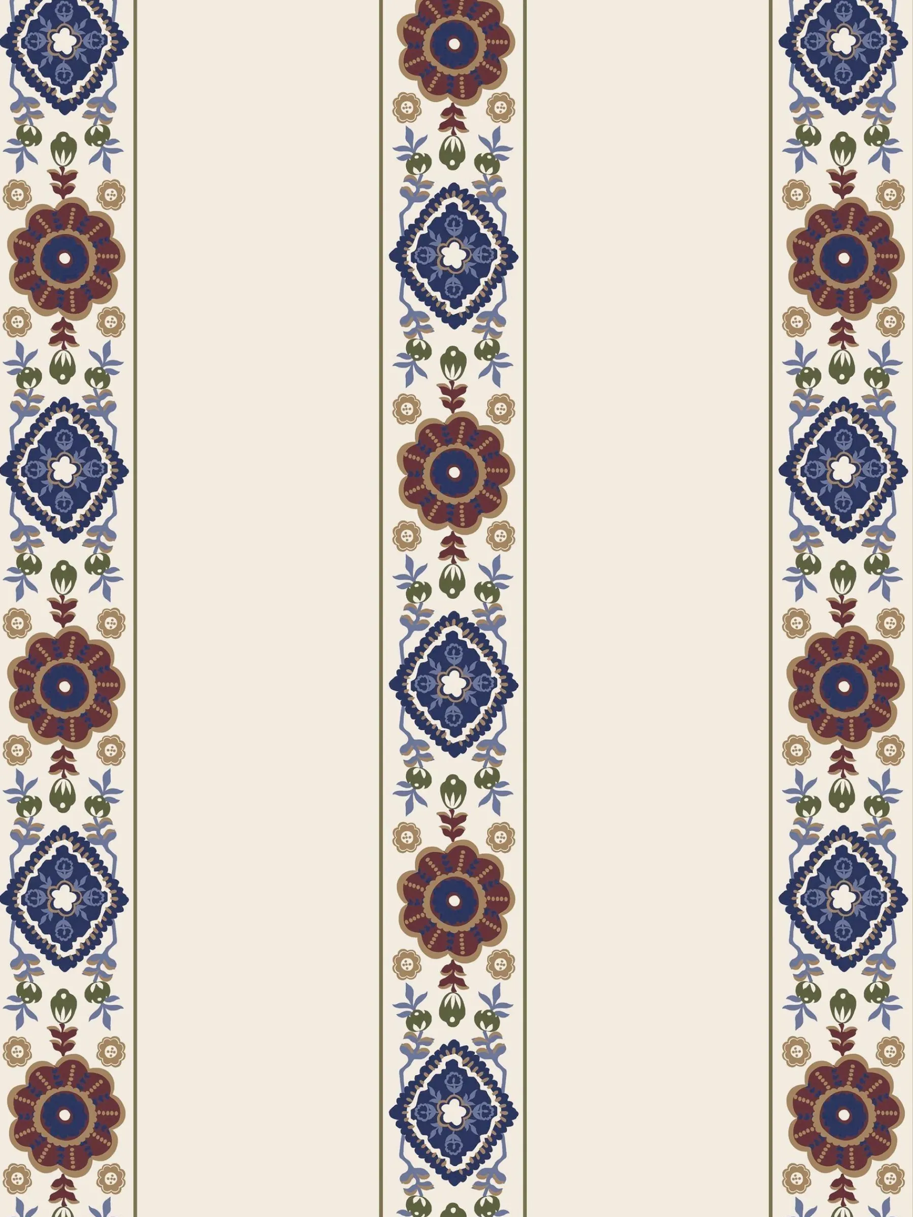 Grove Border Cream/Multi 10M Wallpaper<Joules Outlet