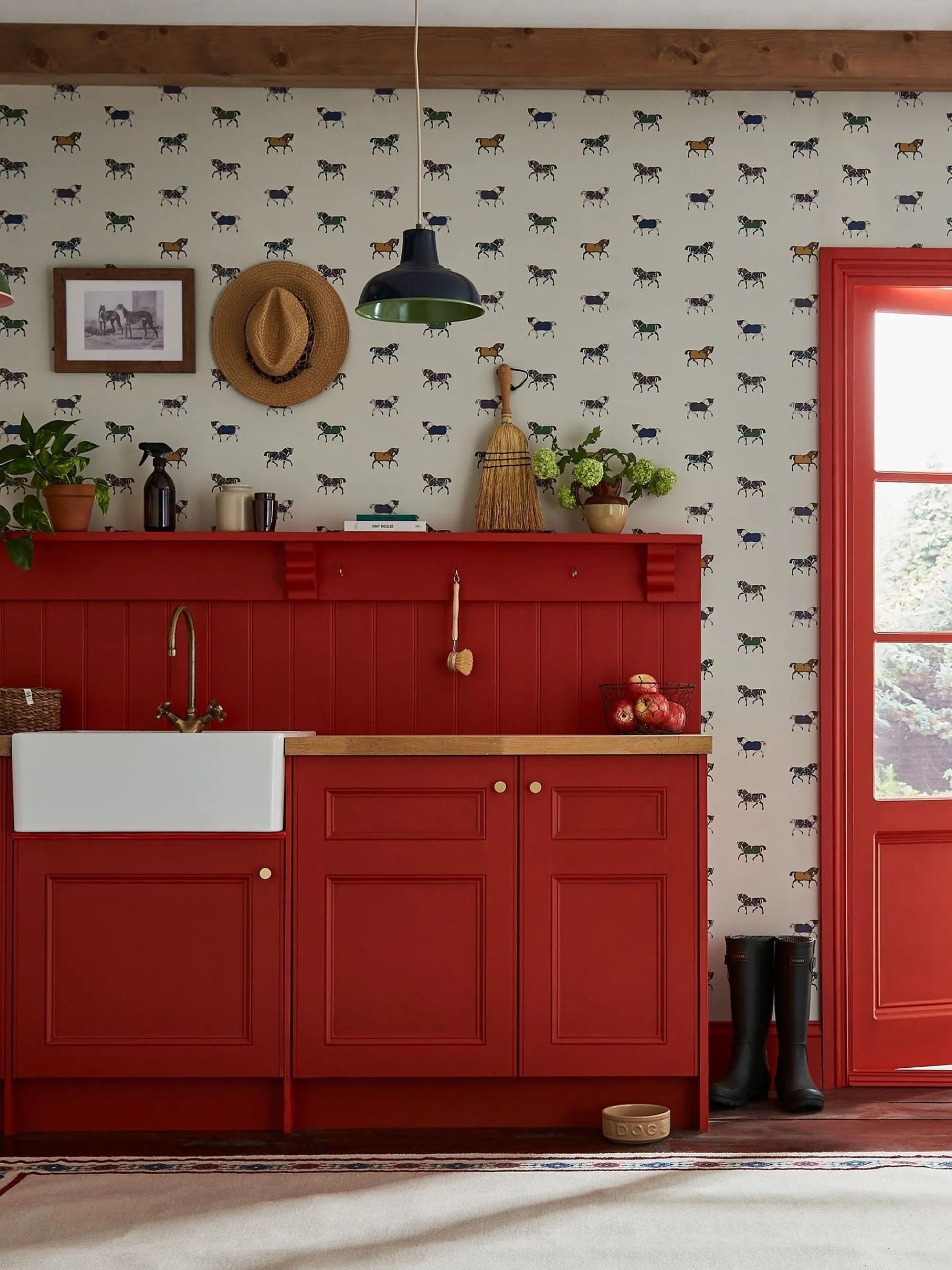 Regal Horse Print 10M Wallpaper<Joules Best