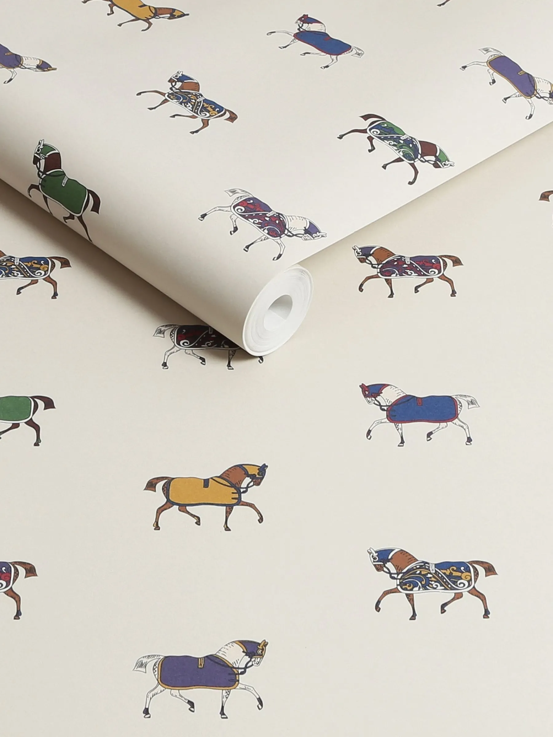 Regal Horse Print 10M Wallpaper<Joules Best