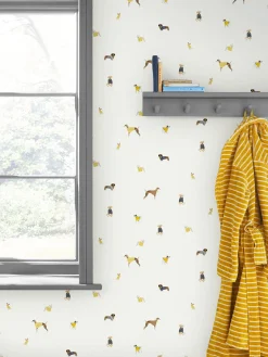 Harbour Dogs 10M Wallpaper<Joules New