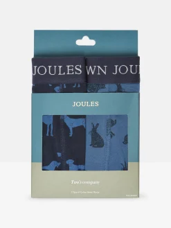 Crown Pack of Two Cotton Boxers<Joules Discount