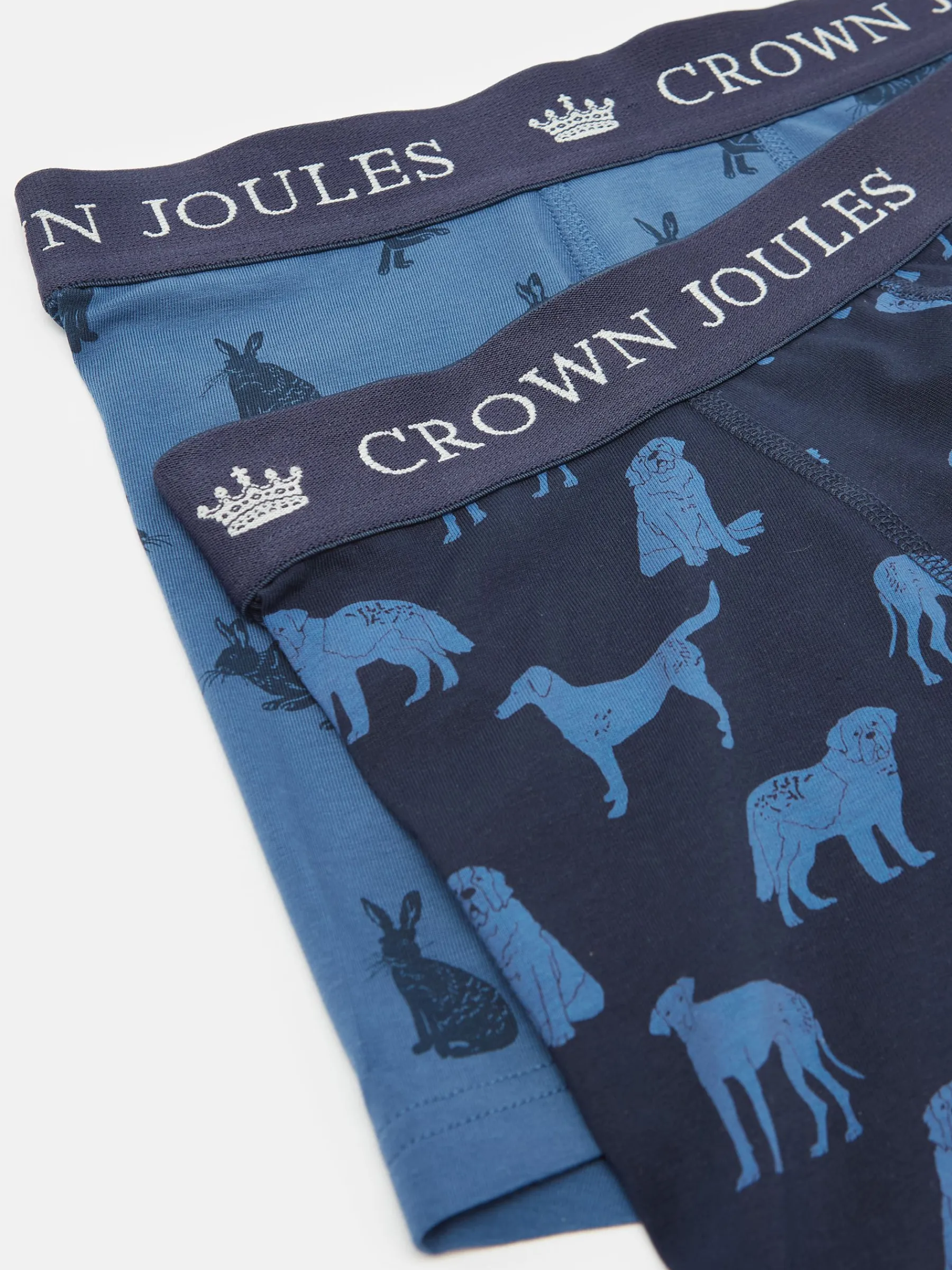 Crown Pack of Two Cotton Boxers<Joules Discount