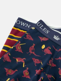 Crown Pack of Two Cotton Boxers<Joules Clearance