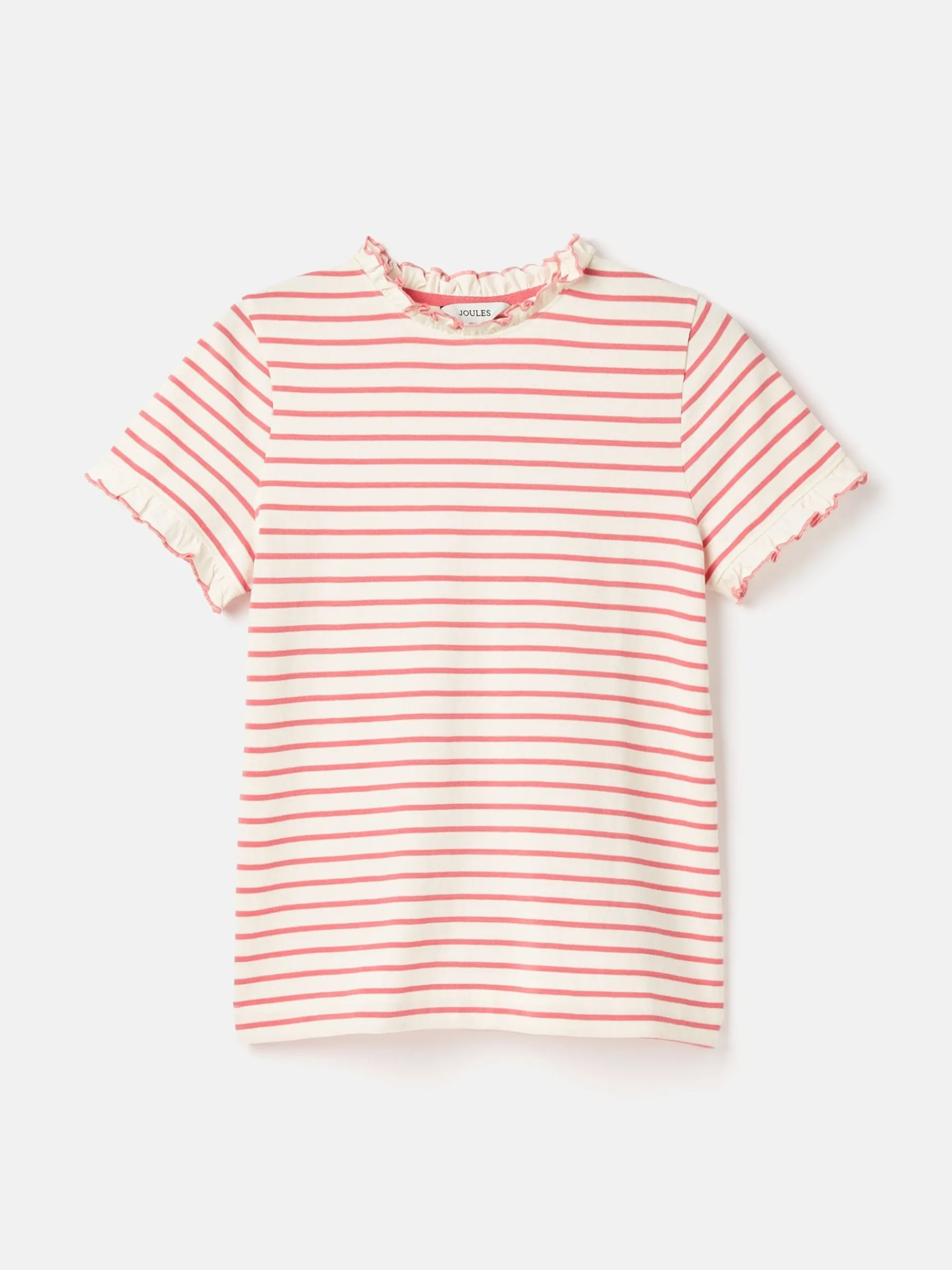 Daisy Short Sleeve Frilled Neck Top<Joules Discount