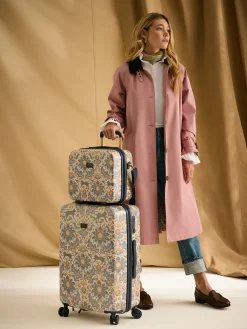 Damask Print Hard Shell Vanity Case<Joules Outlet