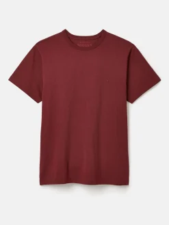 Denton Heavyweight Jersey 100% Cotton Crew Neck T-Shirt<Joules Discount