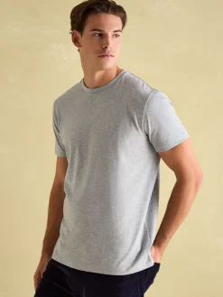 Denton Lightweight Jersey 100% Cotton Crew Neck T-Shirt<Joules Hot
