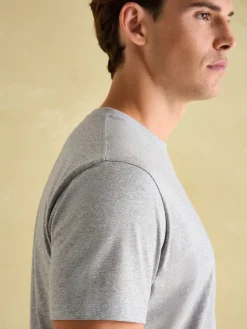Denton Lightweight Jersey 100% Cotton Crew Neck T-Shirt<Joules Hot
