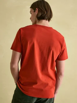 Denton Heavyweight Jersey 100% Cotton Crew Neck T-Shirt<Joules New